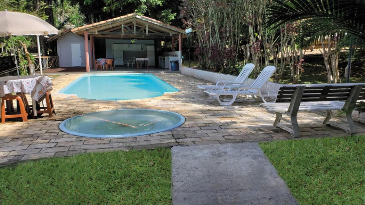 Linda Chacara, Sossego E Piscina Vila São Paulo Exterior foto